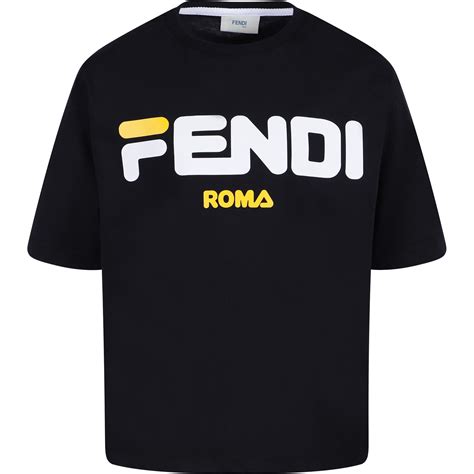 fendi fila t-shirt fake|fila x fendi clothing.